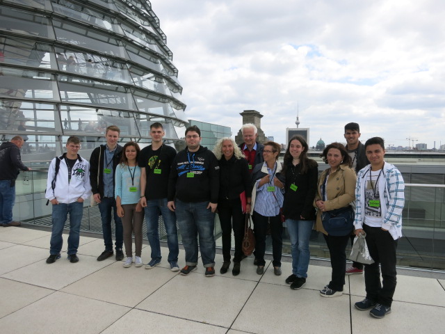 Schülergruppe besucht den Bundestag