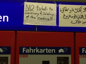 Tickets aus dem Automaten werden in Zügen von Österreich nach Deutschland nicht anerkannt werden